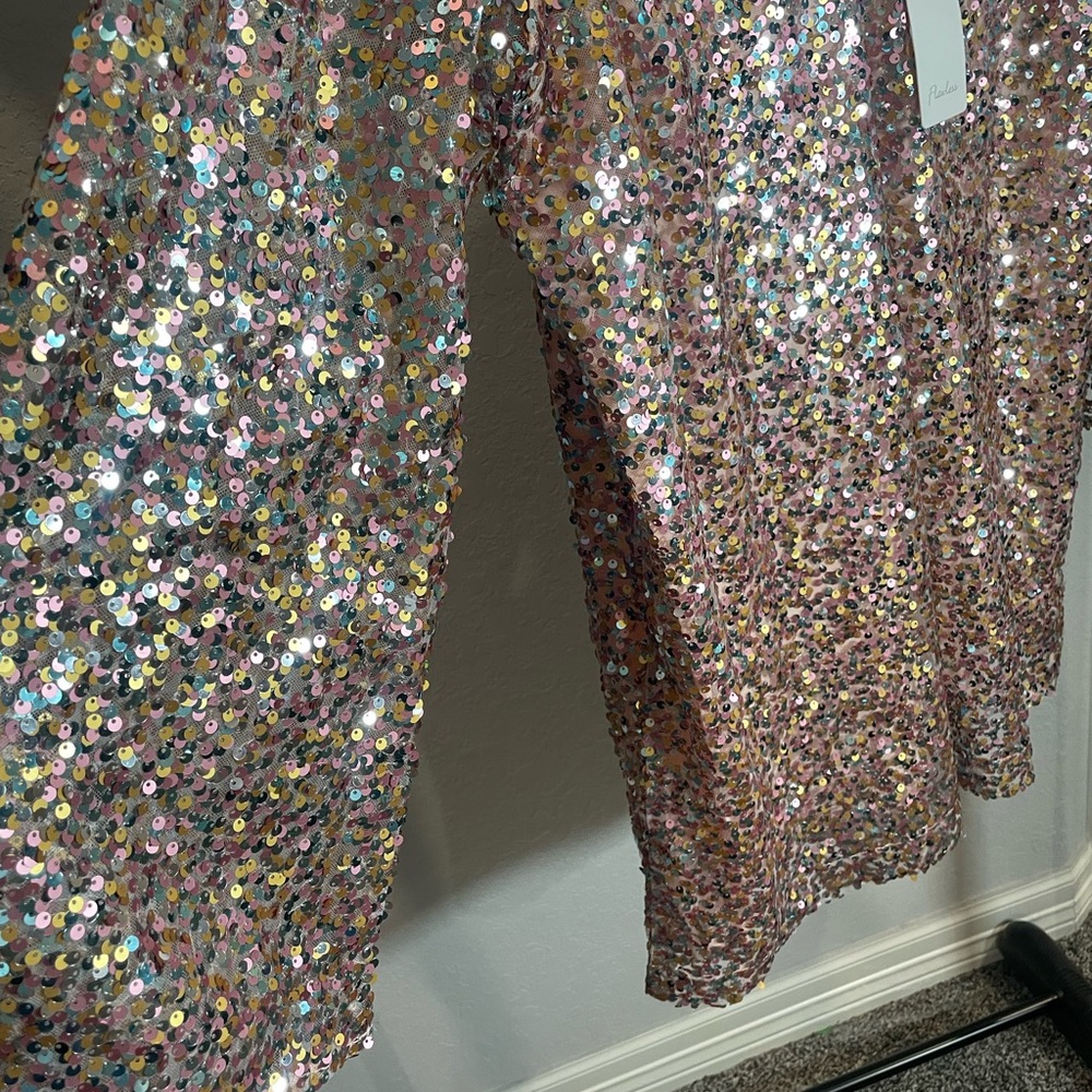 Flawless Multicolor Sequin Dress NWT - Picture 6 of 7
